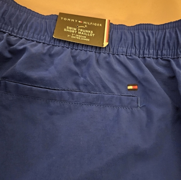 Men's Blue Swim‎ Shorts - Picture 5 of 5